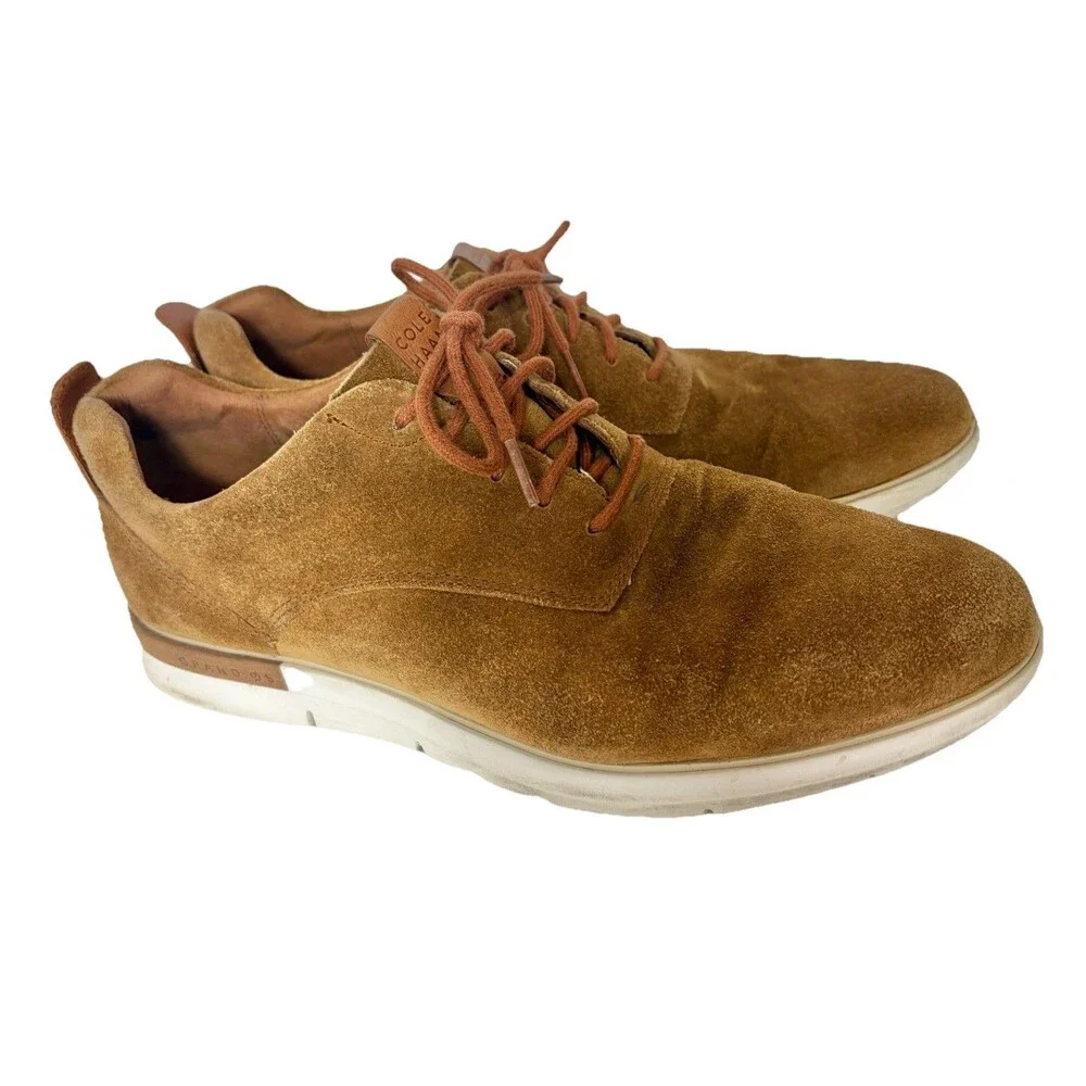 Cole Haan Oxford Grand Horizon Brown Suede GS C26363 Men’s 11.5M